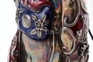 Ezüst (Ag/925) Alessandro Magrino (1958- ): Gésa. Epoxigyantával töltött, zománcozott ezüst. Bruttó:...