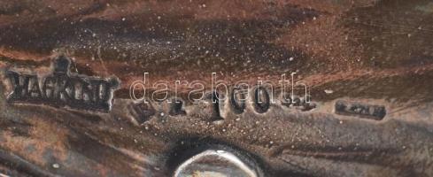 Ezüst (Ag/925) Alessandro Magrino (1958- ): Gésa. Epoxigyantával töltött, zománcozott ezüst. Bruttó:...