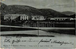 1905 Mostar, military barracks, cavalry training (EB)