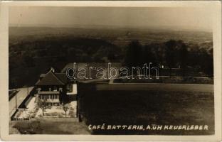 1927 Basel, Café Batterie, A. Uh. Keuerleber. photo