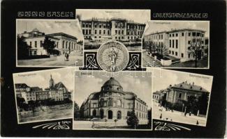 Basel, Universitätsgebäude / university buildings. Art Nouveau (EK)