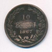 Románia 1867. 10b Cu "Heaton" T:3
Romania 1867. 10 Bani Cu "Heaton" C:F
Krause...