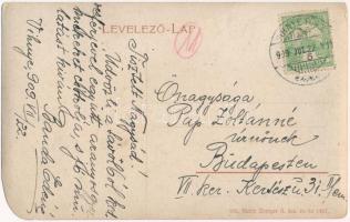 1909 Vihnye, Vihnyefürdő, Kúpele Vyhne; Joerges Á. özv. és fia 930. 1907. (b)