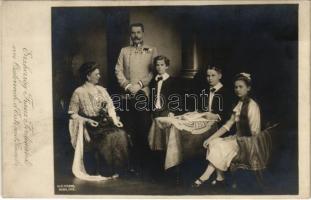 Erzherzog Franz Derdinand von Österreich d'Este mit Familie. H.C. Kosel 1913. (fl)