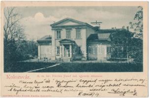 1900 Kolozsvár, Cluj; A magy. kir. Ferenc József tudományos egyetem állattan intézete. Dunky fivérek / zoological institute of the university (fa)