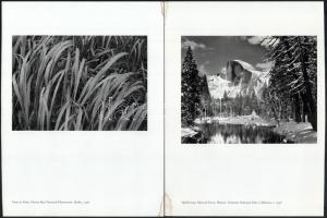Ansel Adams természetfotói Amerika tájain, 21 db fotóreprodukció 11 lapon