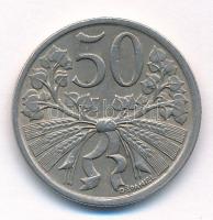 Csehszlovákia 1921. 50h Cu-Ni T:1-,2 Czechoslovakia 1921. 50 Haleru Cu-Ni C:AU,XF Krause KM#2
