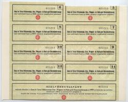 Budapest 1923. "Ganz és Társa-Danubius Gép-, Waggon- és Hajó-Gyár Részvénytársaság" részvé...