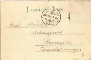 1905 Csáktornya, Cakovec; látkép. Fischel Fülöp (Strausz Sándor) kiadása / general view (Rb)