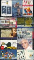 1994-2004 11 db különféle MATÁV telefonkártya (akt, telefonkártya-börze, Coca-Cola, stb.)