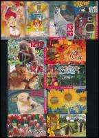 1999-2004 12 db különféle MATÁV telefonkártya (horoszkóp, évszakok, állatok, borvidékek)