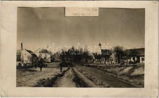 1911 Bácskossuthfalva, Kossuthfalva, Moravica, Ómoravica, Stara Moravica; utca, templom / street, church