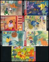 2002-2003 13 db különféle MATÁV telefonkártya (magyar rajzfilmek - Macskafogó, Dr. Bubó, Pom-Pom, st...