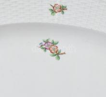 Herendi Eton mintás pecsenyéstál. Kézzel festett, jelzett, kis kopással. 37x28 cm