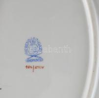 Herendi Eton mintás pecsenyéstál. Kézzel festett, jelzett, kis kopással. 37x28 cm