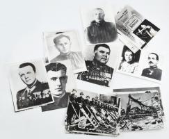 Reprodukciók XX. századi történelmi fotódokumentumokról, Szabó János debreceni fotós munkái, 48 db, 24×16,5 cm
