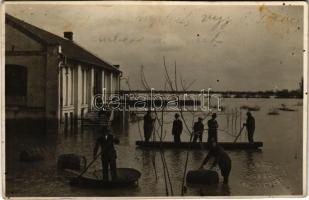 Arad, Árvíz a Maros folyón / flood on the Mures river. Sándor photo (fl)