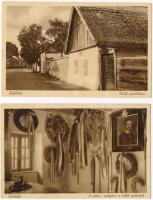 Kiskőrös, Petőfi - 2 db régi képeslap + 3 modern képeslap
