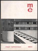 1963 A Magyar Építőművészet című folyóirat 63/6. száma