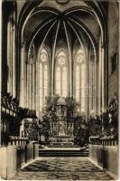 1917 Gyulafehérvár, Alba Iulia; Székesegyház belseje, főoltár / cathedral interior, main altar (EK)