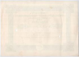 Győr 1926. "Győri Általános Takarékpénztár Részvénytársaság" tíz részvénye egyenként 10P-r...