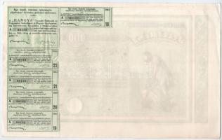 Budapest 1940. "Hangya Termelő-Értékesítő és Fogyasztási Szövetkezet" üzletrésze 100P-ről,...