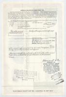 4db klf szlovén, román, amerikai részvény részvény, közte 
Románia 1922. "Concordia" rész...