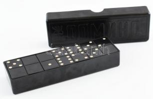 Szovjet dominó, eredeti dobozában, jó állapotban, h: 16 cm