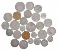 Irán 1952-1997. 27db-os érme tétel, mind különféle! T:1-,2,2- Iran 1952-1997. 27pcs of coins lot, all different! C:AU,XF,VF