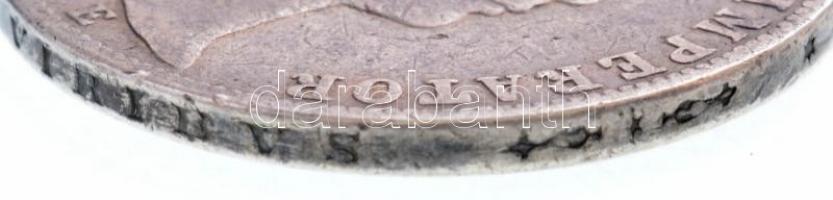 1865E 1Fl Ag "Ferenc József" T:3 Adamo M14