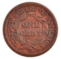 Amerikai Egyesült Államok 1848. 1c Cu Philadelphia (10,59g) T:2- ph. / USA 1848. 1 Cent Cu Philadelp...