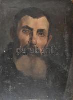 Kézdi-Kovács Elemér (1898-1976): Szakállas férfi portréja. Olaj, karton. Jelezve balra lent. Kissé sérült. 47,5×35 cm.