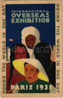 1931 Utazás a Föld körül egy nap alatt. Nemzetközi Gyarmati Kiállítás Párizsban / Exposition Coloniale Internationale / International Overseas Exhibition in Paris s: Desmeueres (fl)