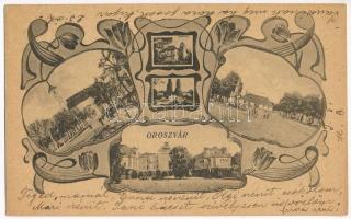 1921 Oroszvár, Rusovce (Pozsony, Pressburg, Bratislava); Gróf Lónyay kastély (Zichy kastély). Preisak György kiadása / castle. Art Nouveau (EK)