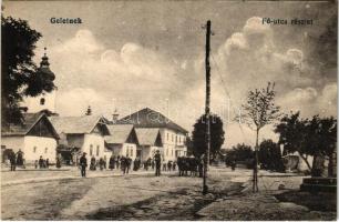 1917 Geletnek, Hliník nad Hronom; Fő utca / main street (EK)