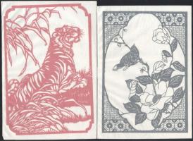 Kirie japán papírkivágás művészete 13 db kép. Suganuma Mamoru. 18x26 cm-ig