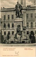 Komárom, Komárno; Klapka szobor, Városháza. Spitzer Sándor kiadása / monument, statue, town hall