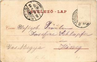 1905 Nagyszombat, Tyrnau, Trnava; látkép templomokkal, zsinagóga. Fischer Hugo kiadása / general vie...