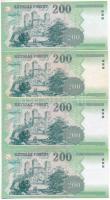 2004-2007. 200Ft "FA,FB" (4x) T:I-II-