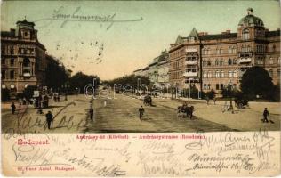 1902 Budapest VI. Andrássy út (Körönd). Ganz Antal 92. (fa)