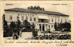 1906 Budapest II. Császár fürdő. Ganz Antal 78. (EK)