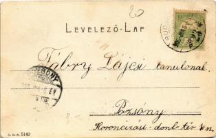 1906 Budapest II. Császár fürdő. Ganz Antal 78. (EK)