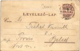 1898 (Vorläufer) Kőszeg, Római katolikus templom, Laktanya, K.u.K. katonai alreáliskola, hidegvíz-gy...