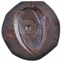 Tápai Antal (1902-1986) 1969. "Dr. Kukán Ferenc" kétoldalas, öntött bronz plakett (~108-10...