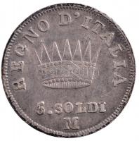 Olasz Államok / Napóleon Királysága 1810M 5S Ag "I. Napóleon" T:2 patina, kis karc
Italia...