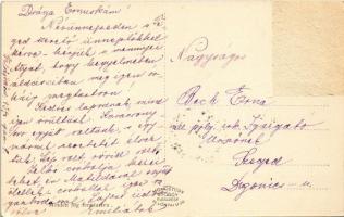 1937 Felsőgöd (Göd), Kékduna strandvendéglő a teniszpályával (Rb)