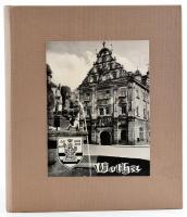 cca 1960-1970 Gotha. 20 fekete-fehér fotót tartalmazó egészvászon mappa, kopott borítóval.