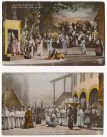 Az ember tragédiája - 5 db régi képeslap színházi előadással / 5 pre-1945 postcards, theatre play