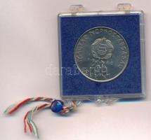 1980. 100Ft Ni "Szovjet-magyar közös űrrepülés" plombált MNB tokban T:BU Adamo EM61