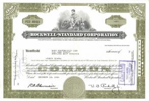 USA 1964-68. "Foote, Cone & Belding, Inc" részvénye (2x) + "Rockwell-Standard Cor...